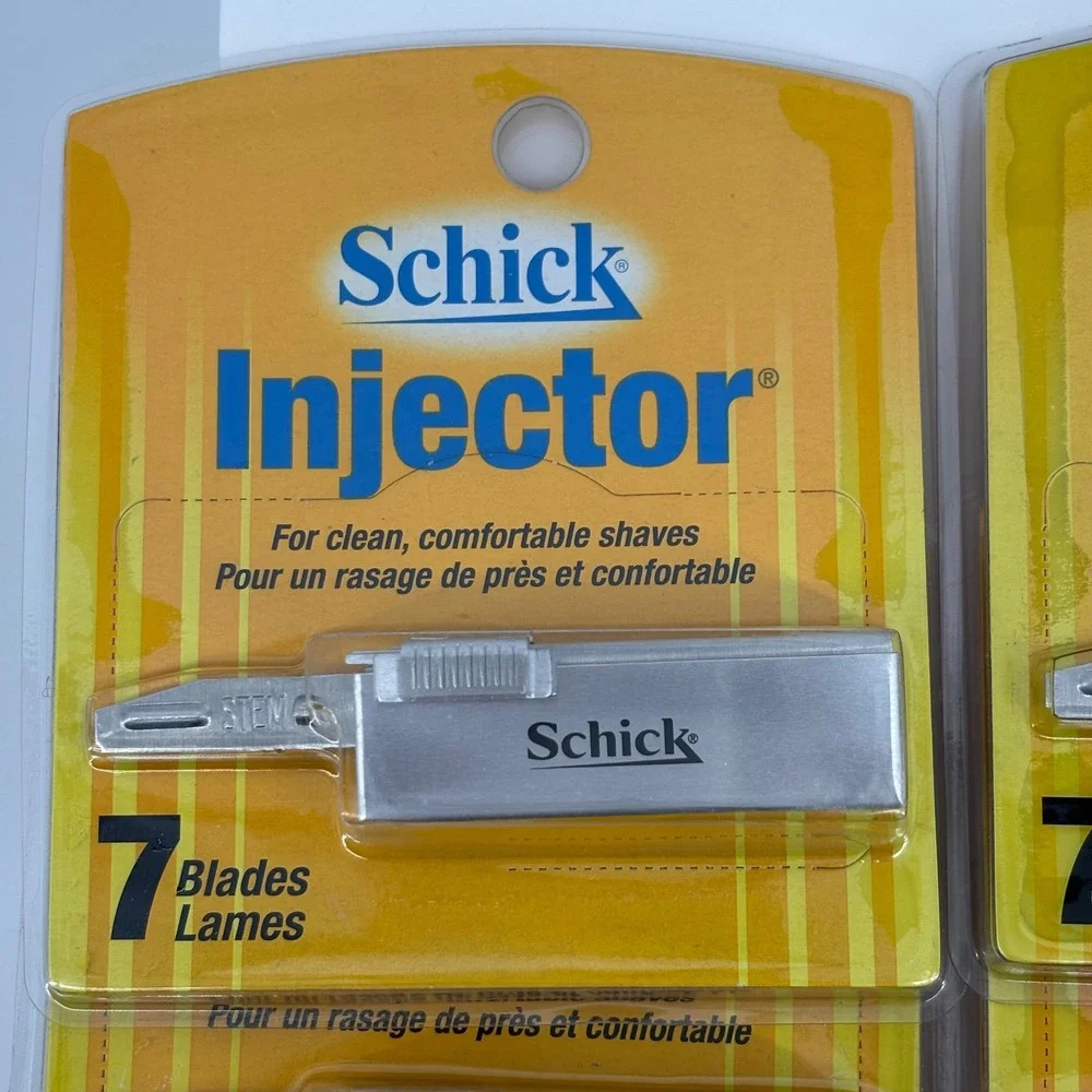 Schick Injector Razor Blades 7 Count Pack of 11 Total 77 Blades Stainless Steel